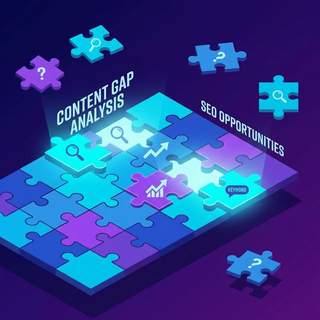 Content gap analysis chart